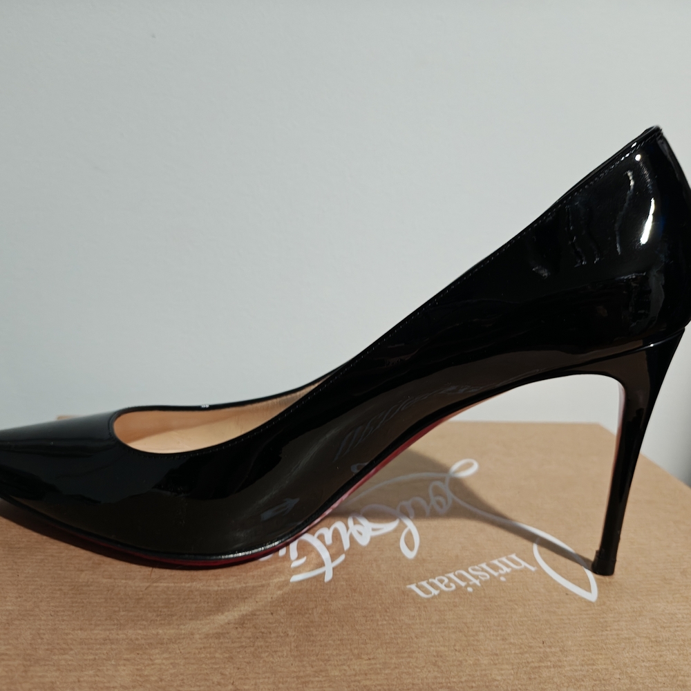 Christian Louboutin Black Patent Leather Heels